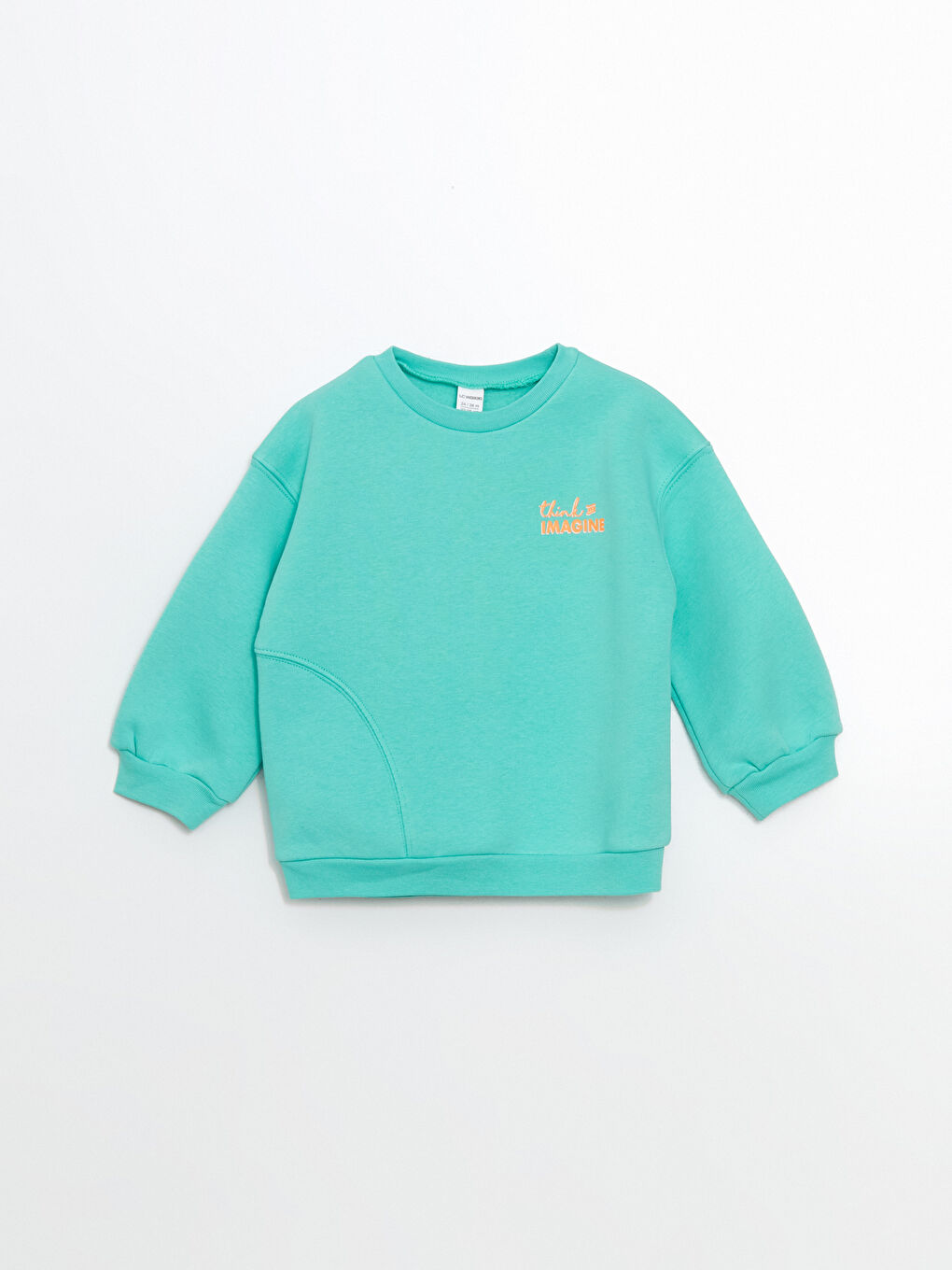 Slogan Printed Thick Girls Sweatshirt -W4M952Z1-SQ6