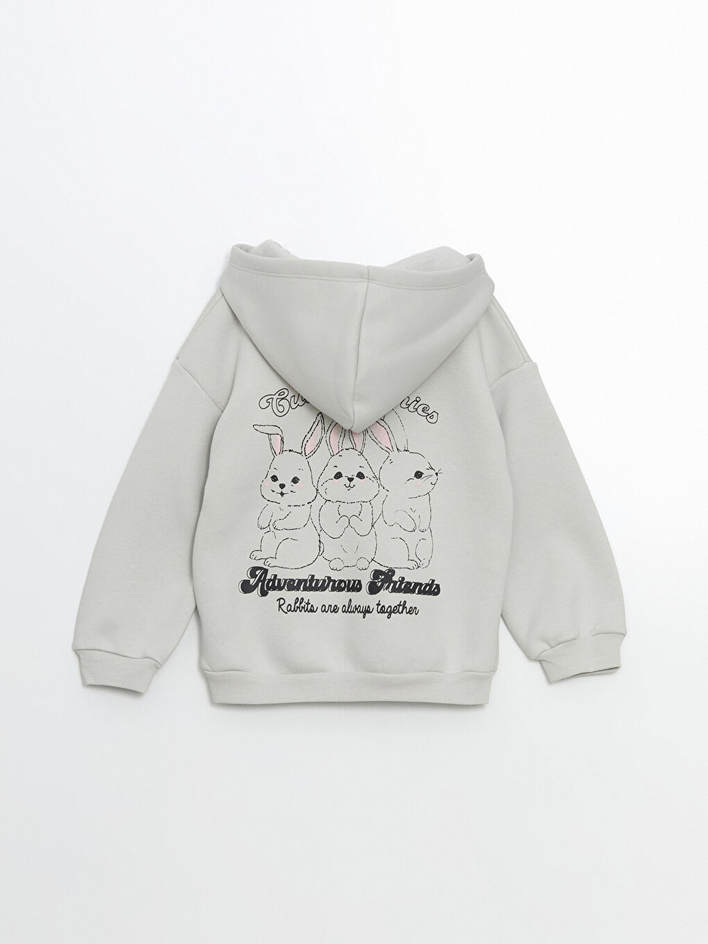 Hooded Thick Girls Sweatshirt -W4M953Z1-E7V