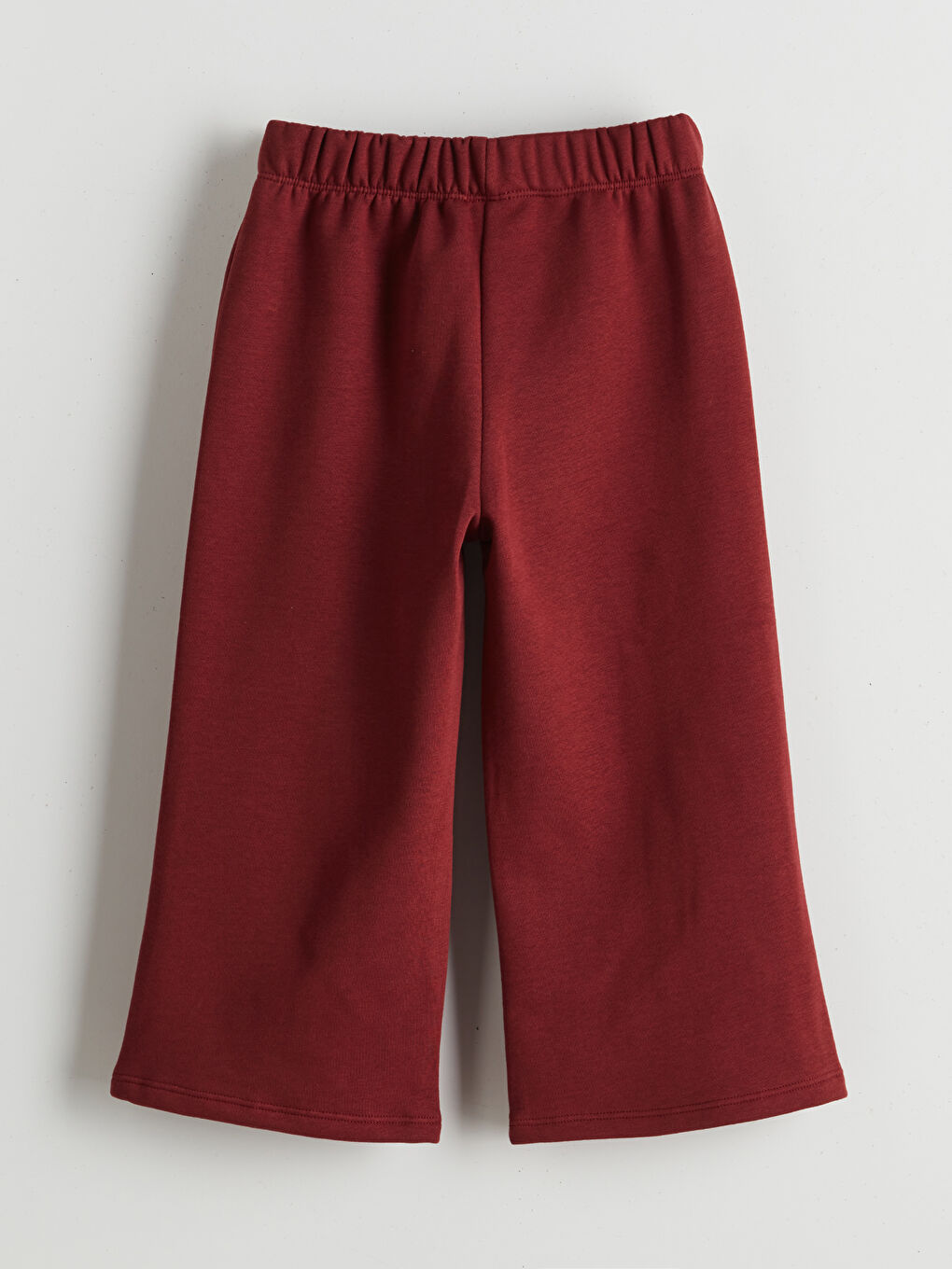 Bordo Bisiklet Yaka Kız Çocuk Sweatshirt ve Eşofman Alt 2'li-4