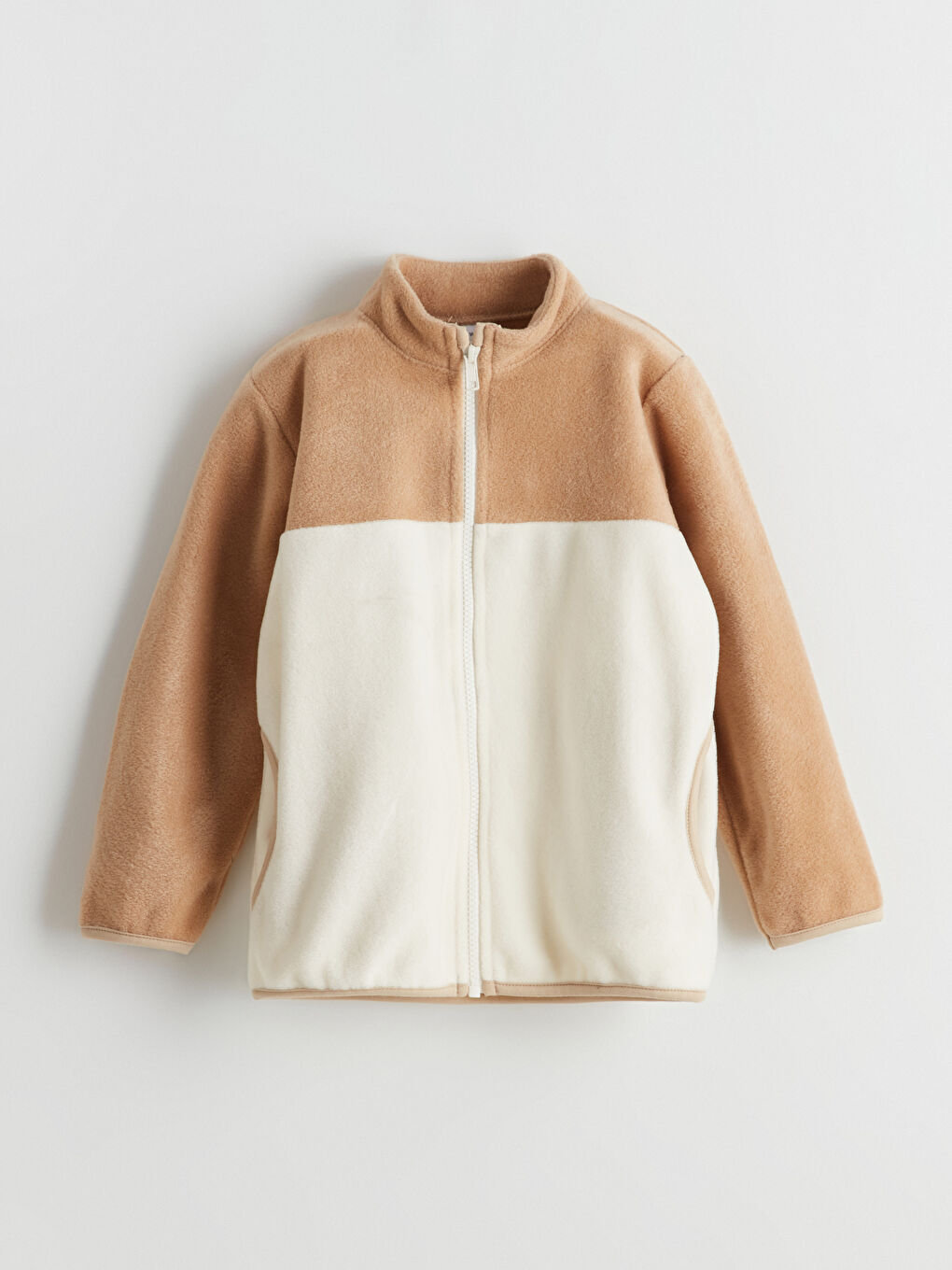 Stand Collar Polar Boys Cardigan