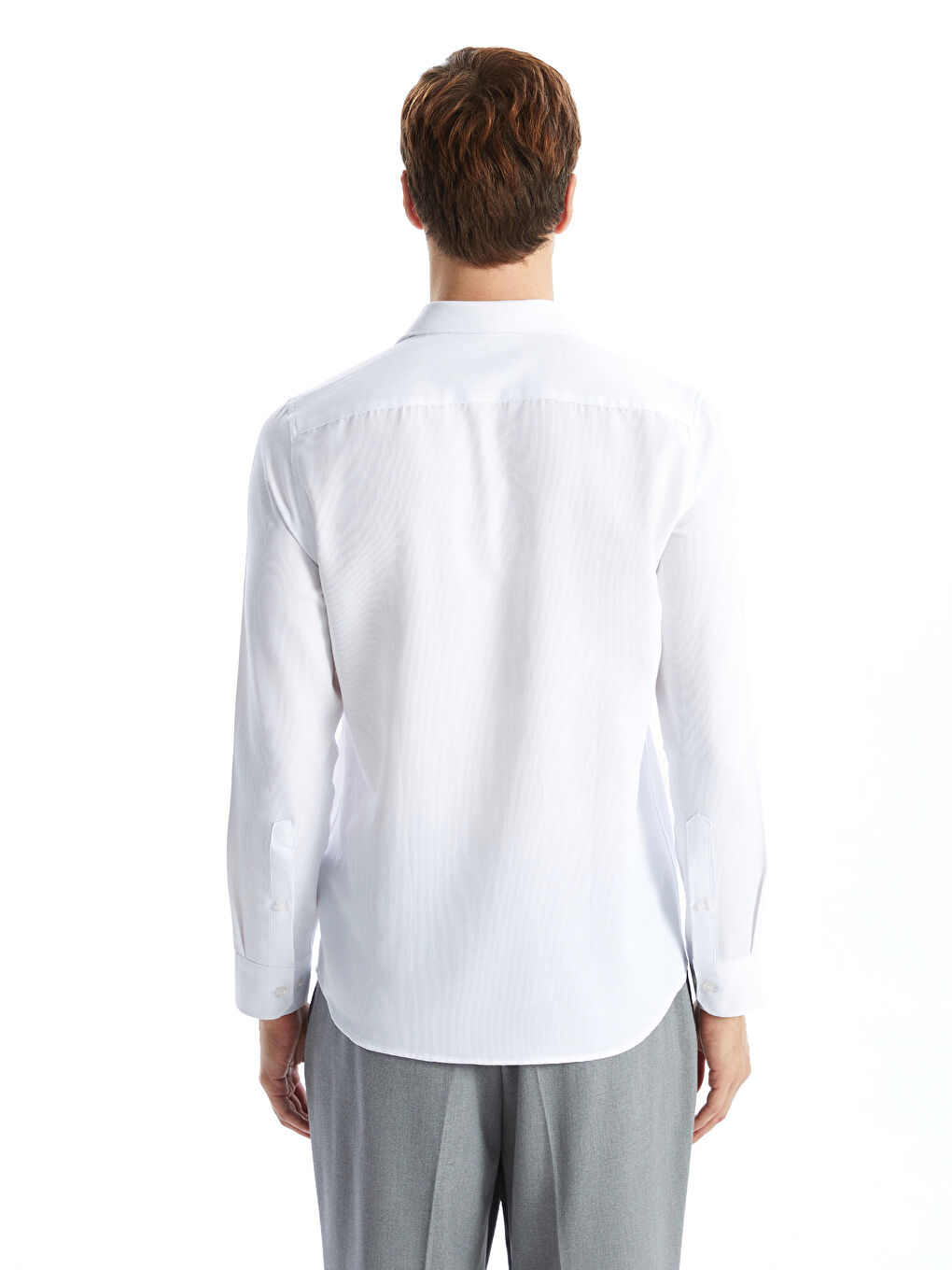LCWAIKIKI Formal Slim Fit Long Sleeve Dobby Men's Shirt -W5CR15Z8-Q6K