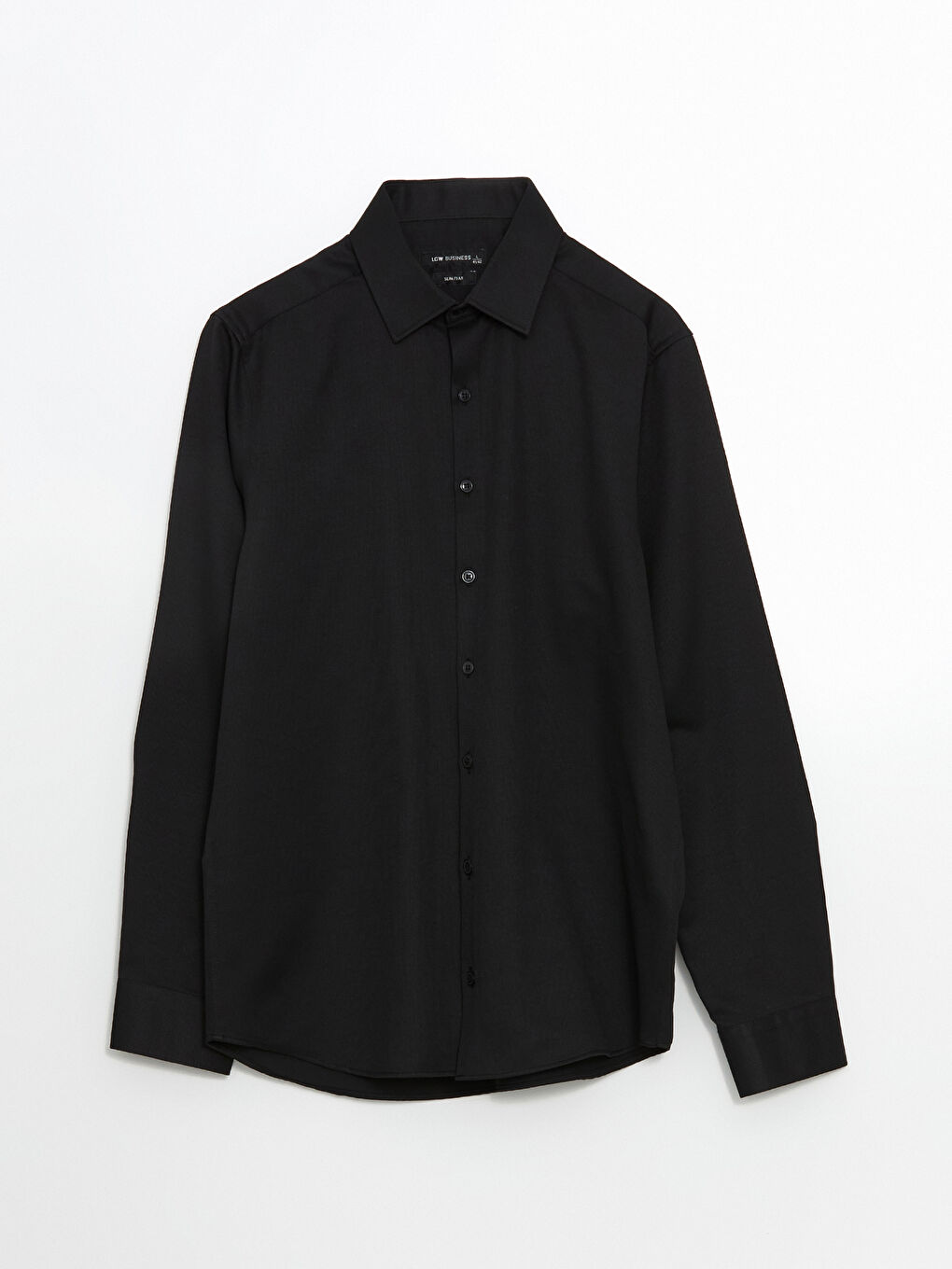 Slim Fit Long Sleeve Dobby Men's Shirt -W5CR15Z8-RQL
