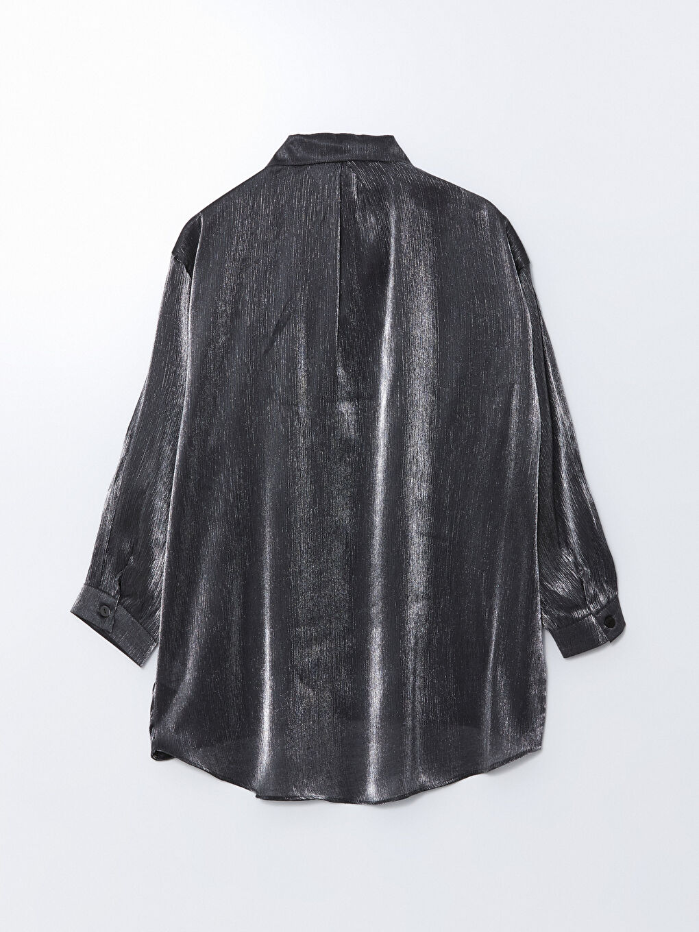 LCW Modest Shiny Look Oversize Women's Shirt Tunic -W4M986Z8-CVL