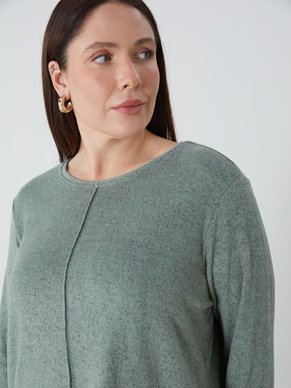 T-shirt à col rond pour Femmes-1