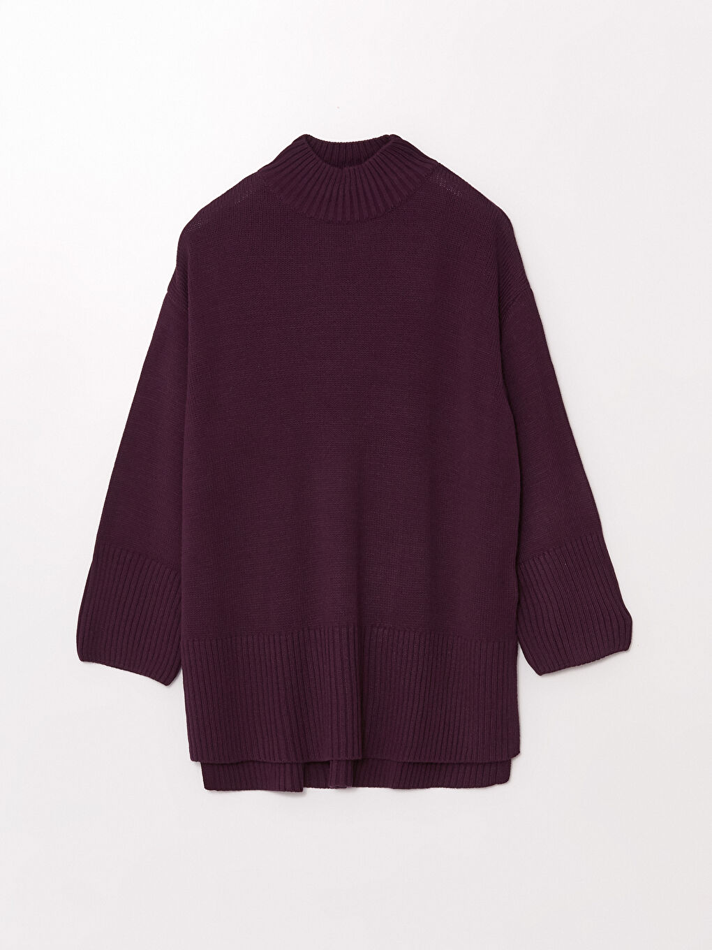 Half Turtleneck Oversize Women's Knitwear Sweater-10