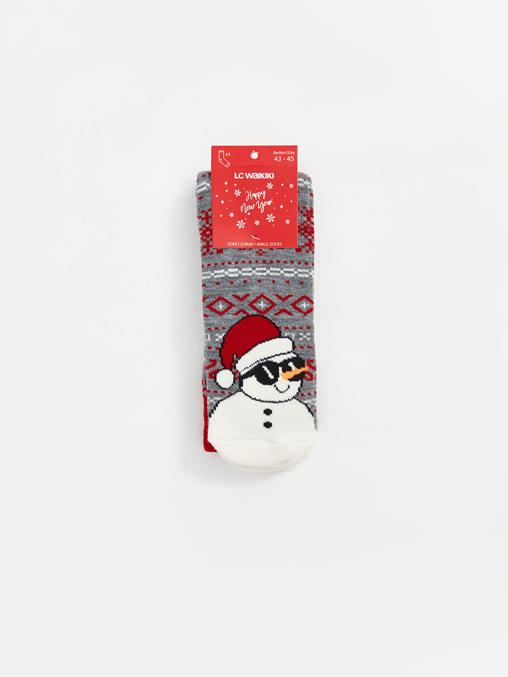 Christmas-Themed Men's Crew Socks-6
