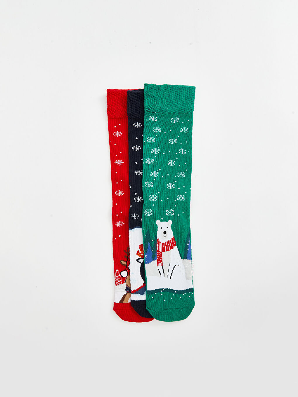 Christmas Themed Men's Ankle Socks 3-Pack-6
