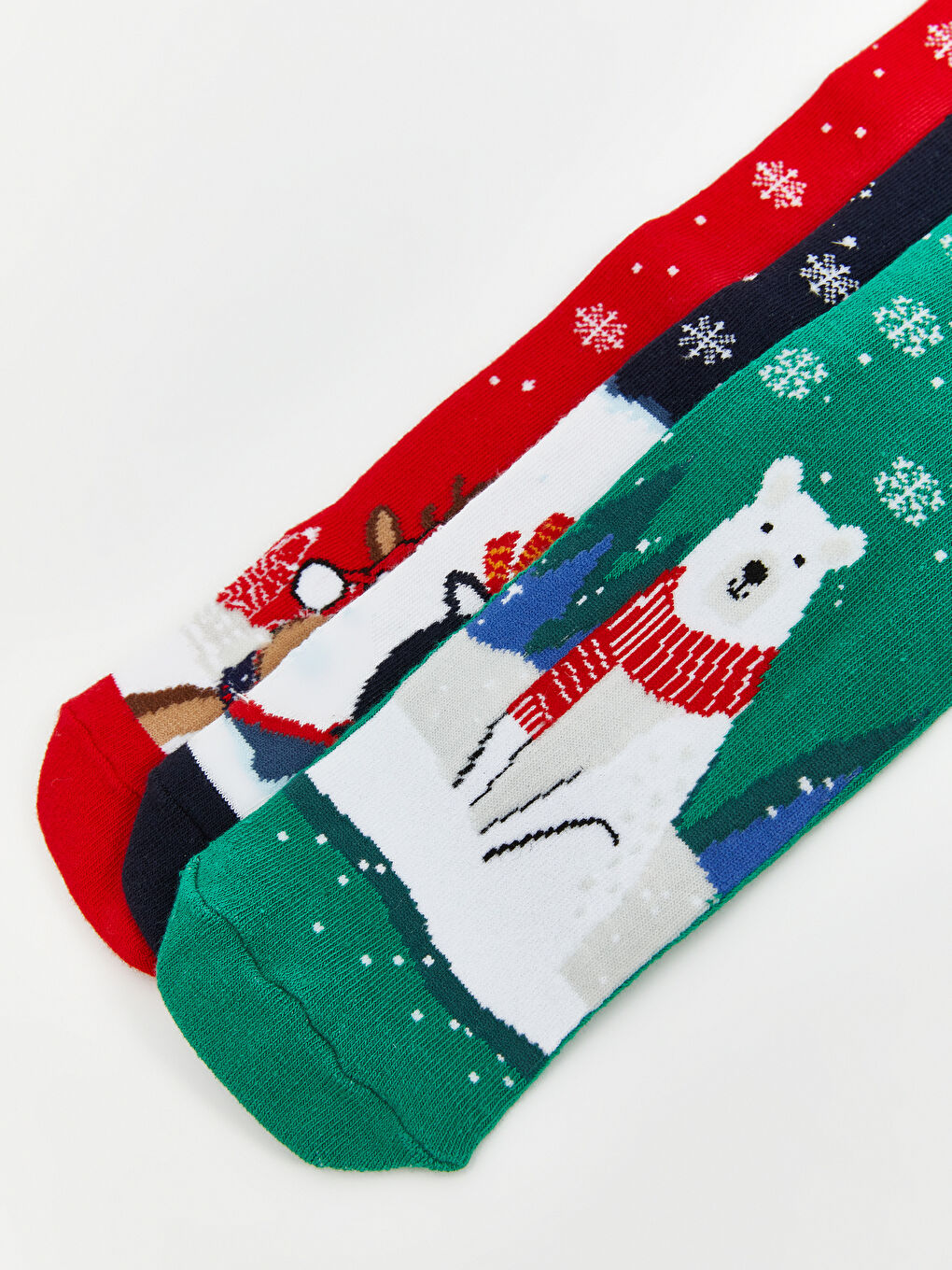 Christmas Themed Men's Ankle Socks 3-Pack-9