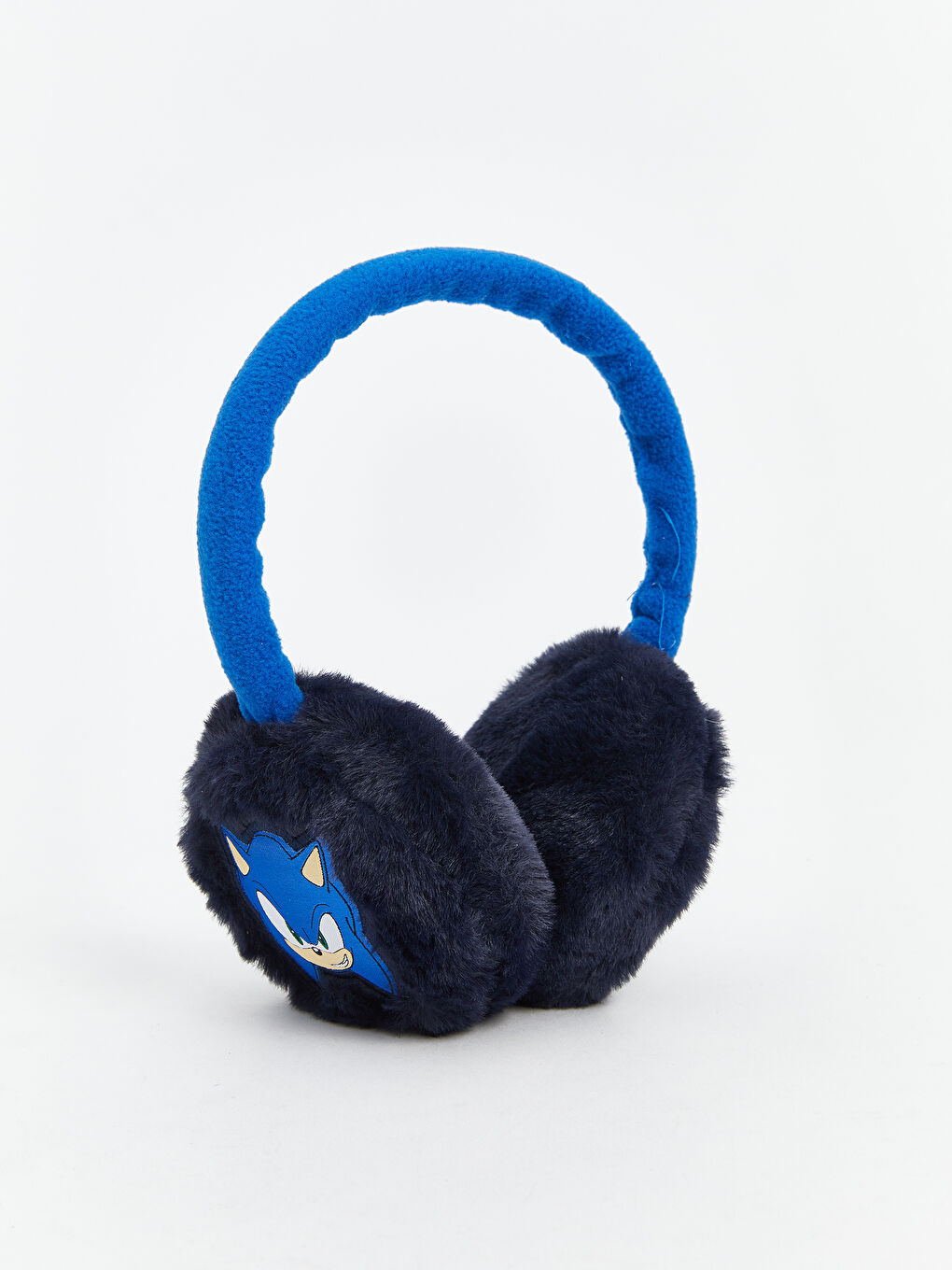 Sonic Printed Boys' Plush Earmuffs-1