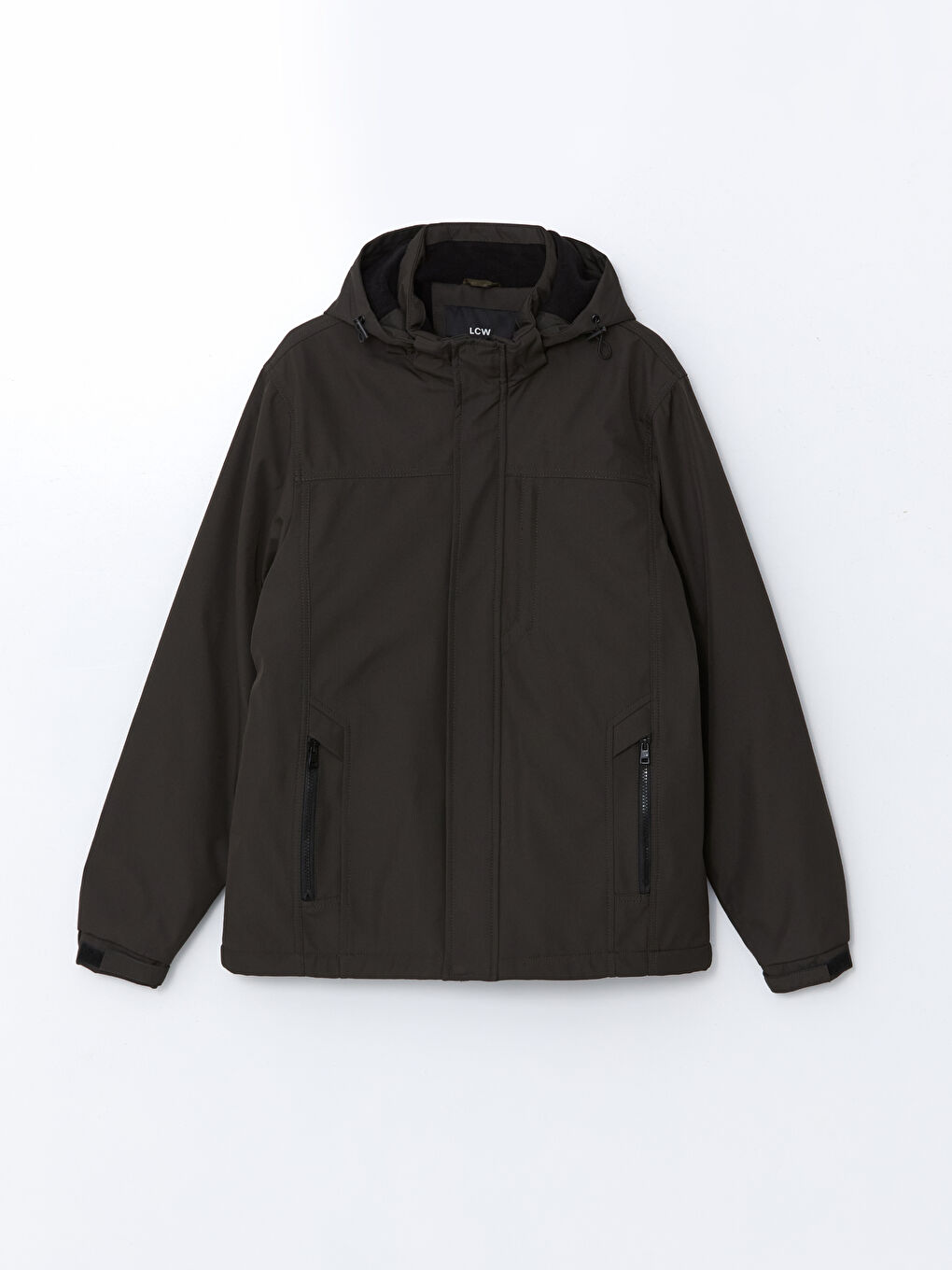 Haki Slim Fit Kapüşonlu Erkek Mont-6