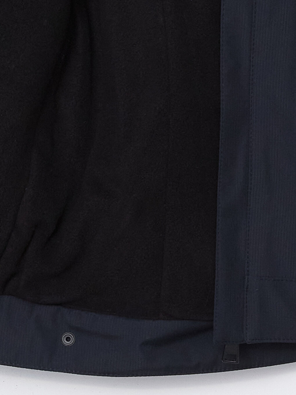 Lacivert Standart Kalıp Kapüşonlu Erkek Mont-7