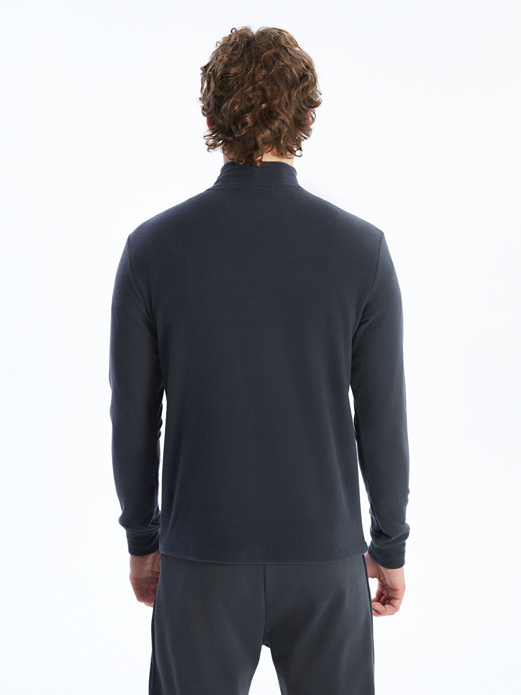 XSIDE Gri Dik Yaka Erkek Sweatshirt - 3
