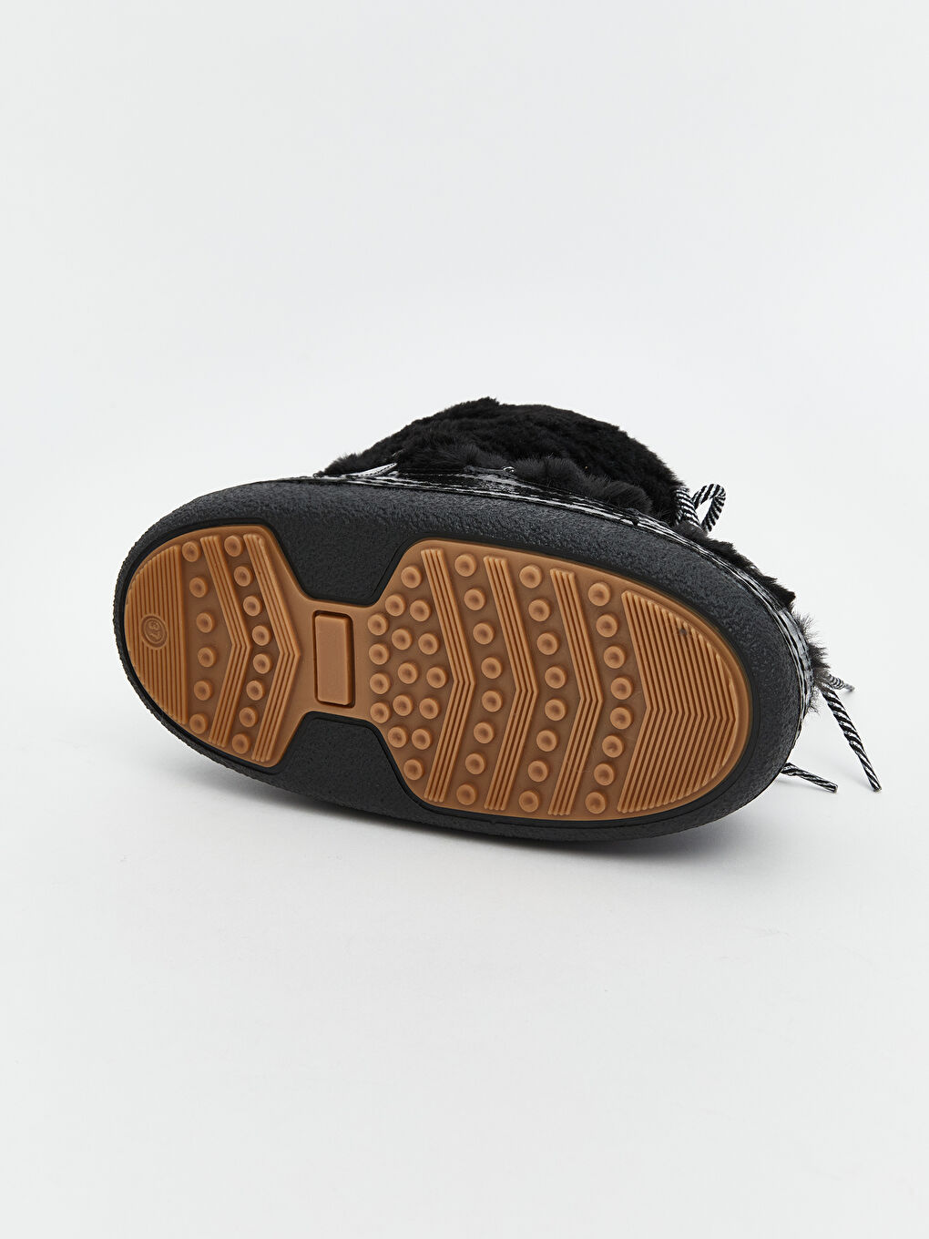 Siyah Kürklü Kız Çocuk Kar Botu-3