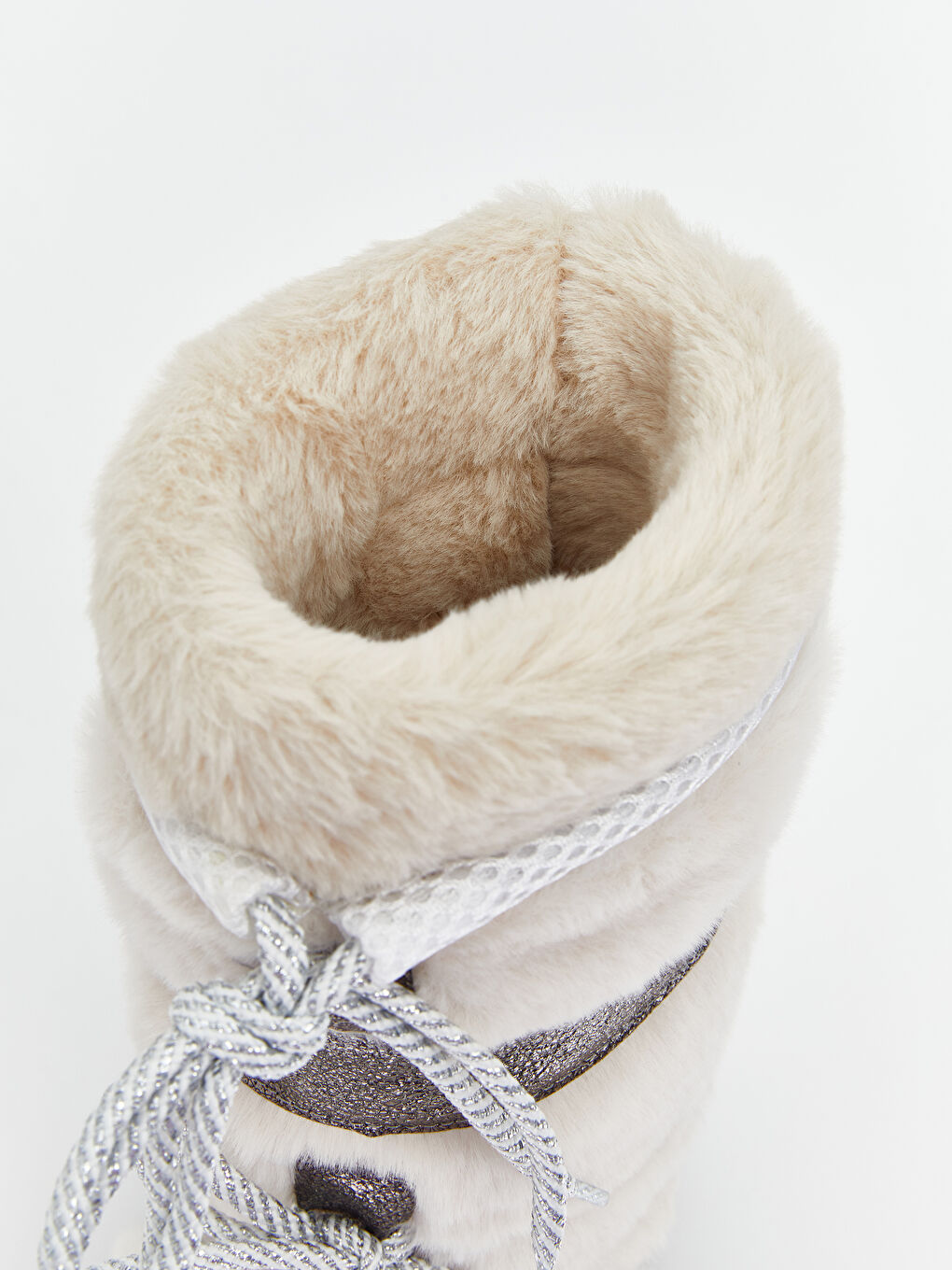 Gri Bağcıklı Kız Çocuk Kar Botu-5