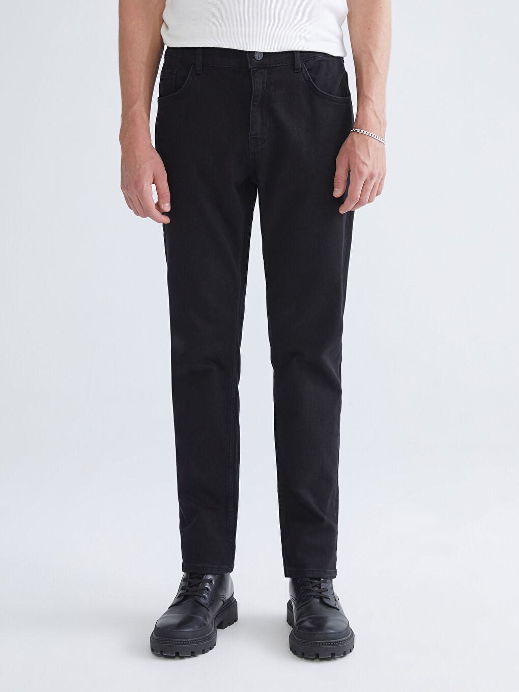 Siyah 779 Regular Fit Erkek Jean Pantolon-1