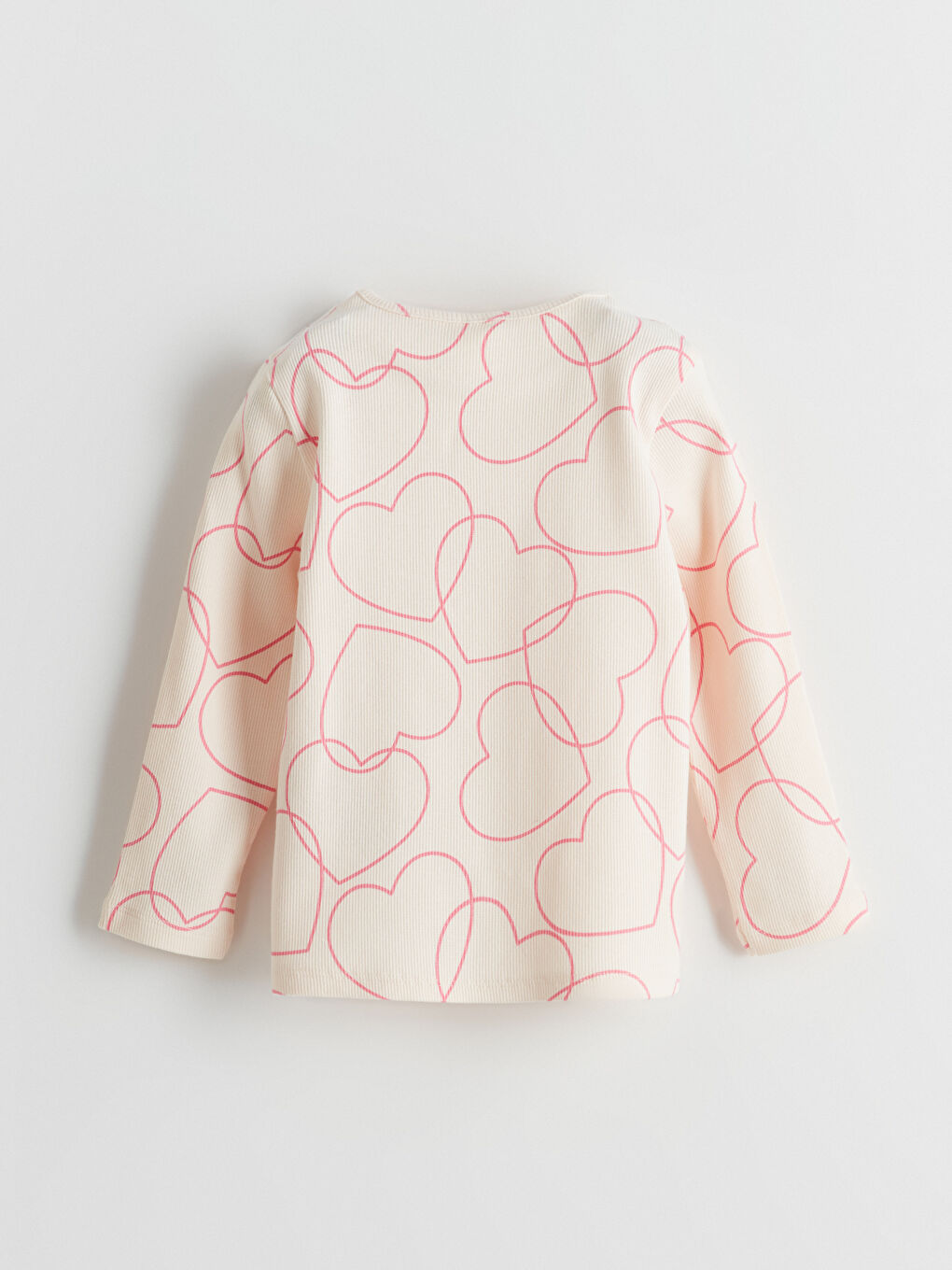 Pembe Bisiklet Yaka Baskılı Kız Çocuk Tişört 2'li-5