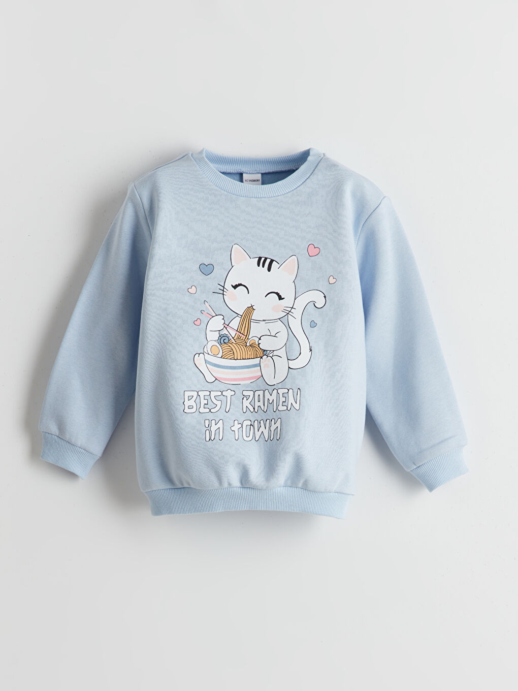 Crew Neck Girl's Thick Sweatshirt, Pack of 2 -W4MA83Z1-FRC