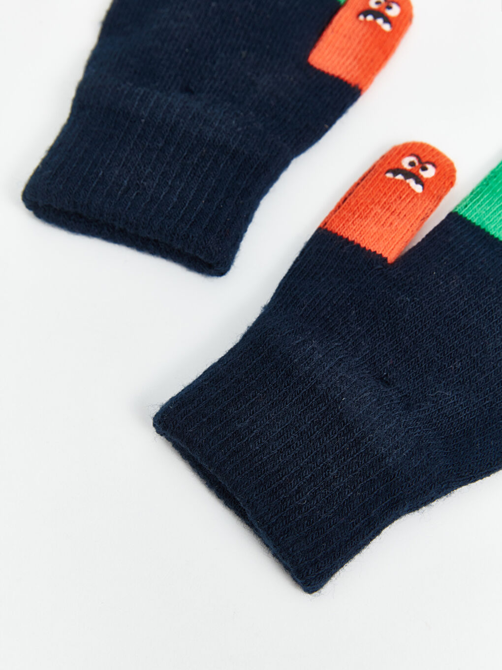 Color Block Boys' Gloves-4