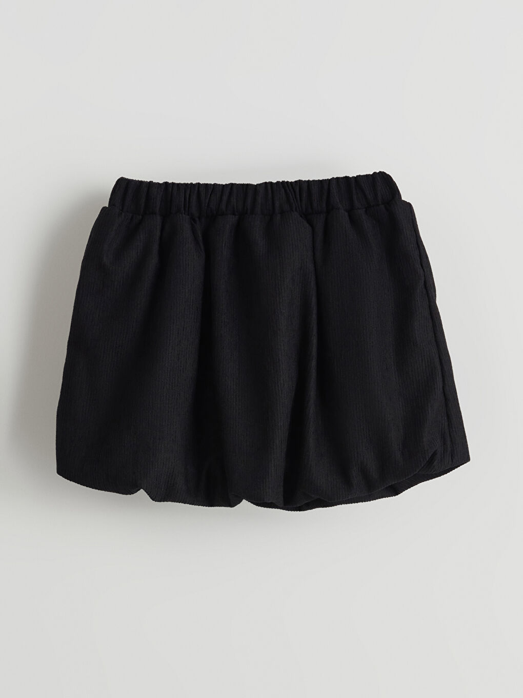 Siyah Kız Çocuk Kadife Balon Etek-1