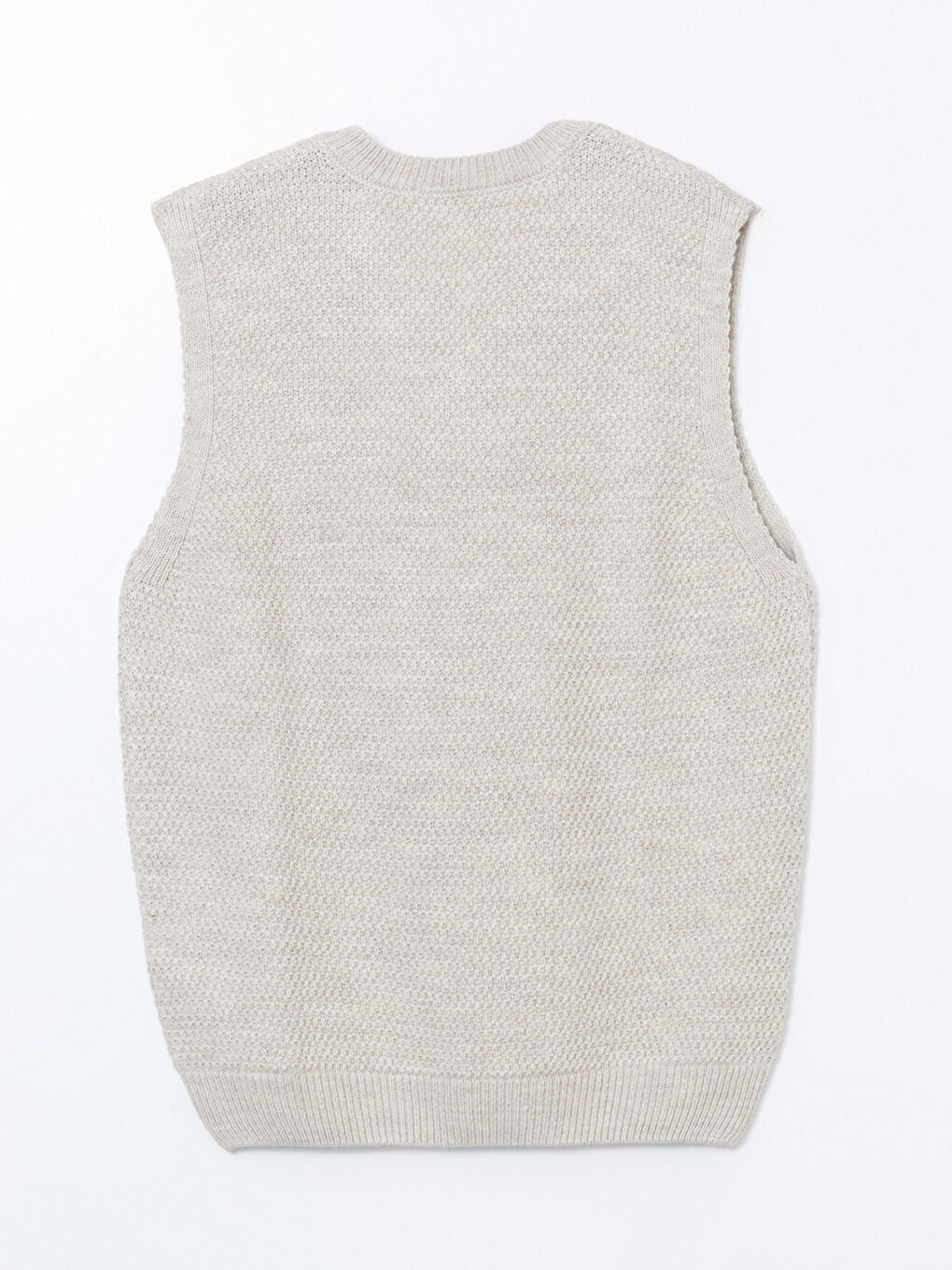 LCWAIKIKI Classic Standard Fit V Neck Men's Knitwear Sweater Vest -W4MA97Z8-VM5