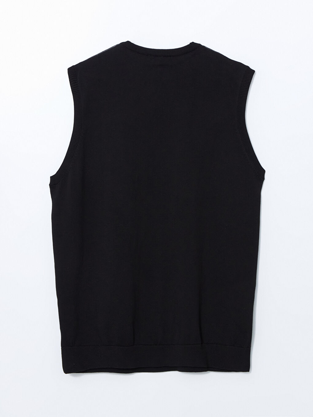 Standardni kroj V izrez Muški Trikotažni Džemper Prsluk-5