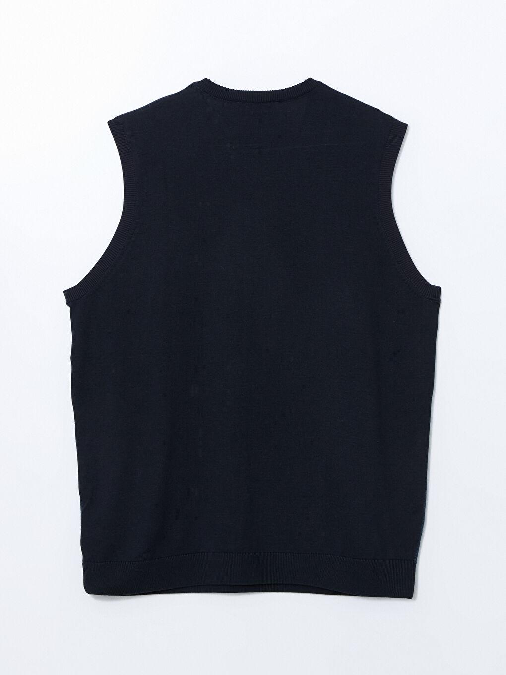 Standard Fit V Neck Men's Knitwear Sweater Vest -W4MA99Z8-RFH
