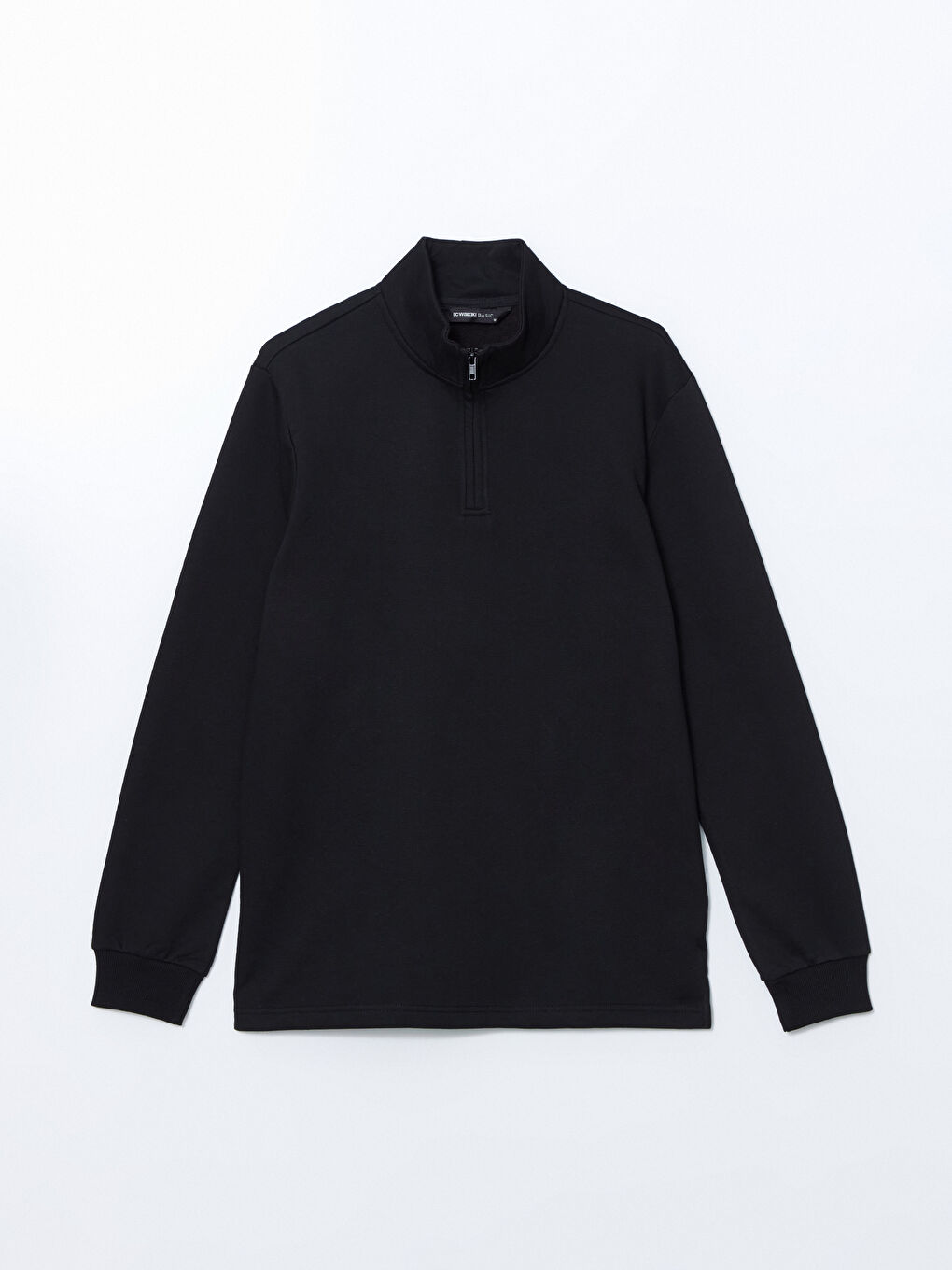 Turtle Neck Long Sleeve Men's Sweatshirt -W4MB11Z8-CVL