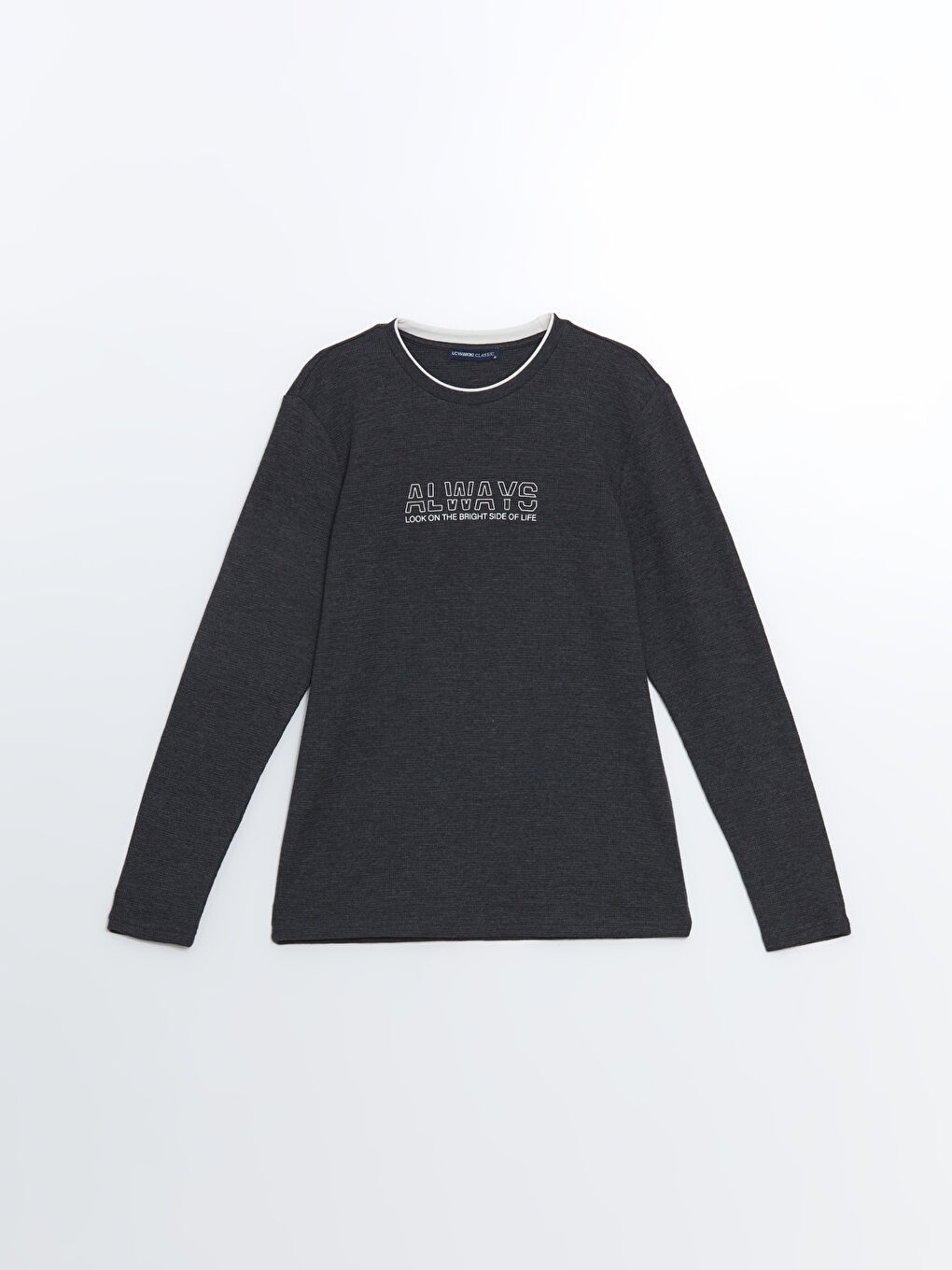 Мужская толстовка с круглым вырезом и длинными рукавами-8