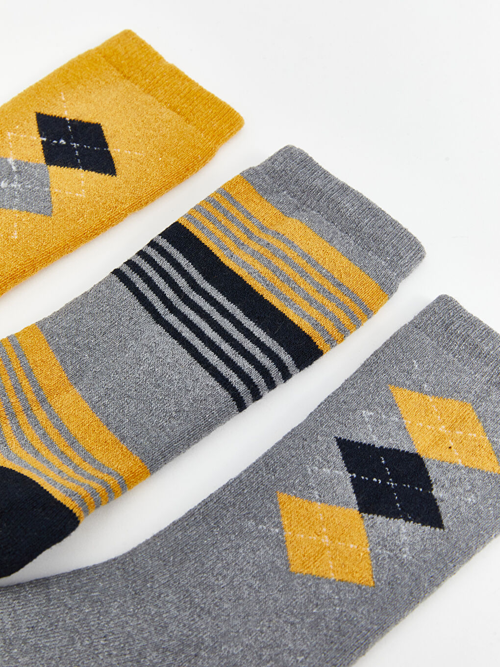 Patterned Boys' Terry Ankle Socks 3-Pack-2