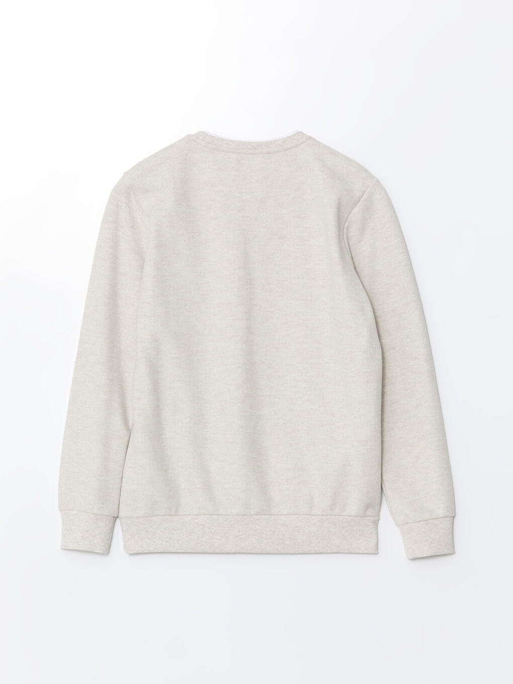 Crew Neck Long Sleeve Men's Sweatshirt-5