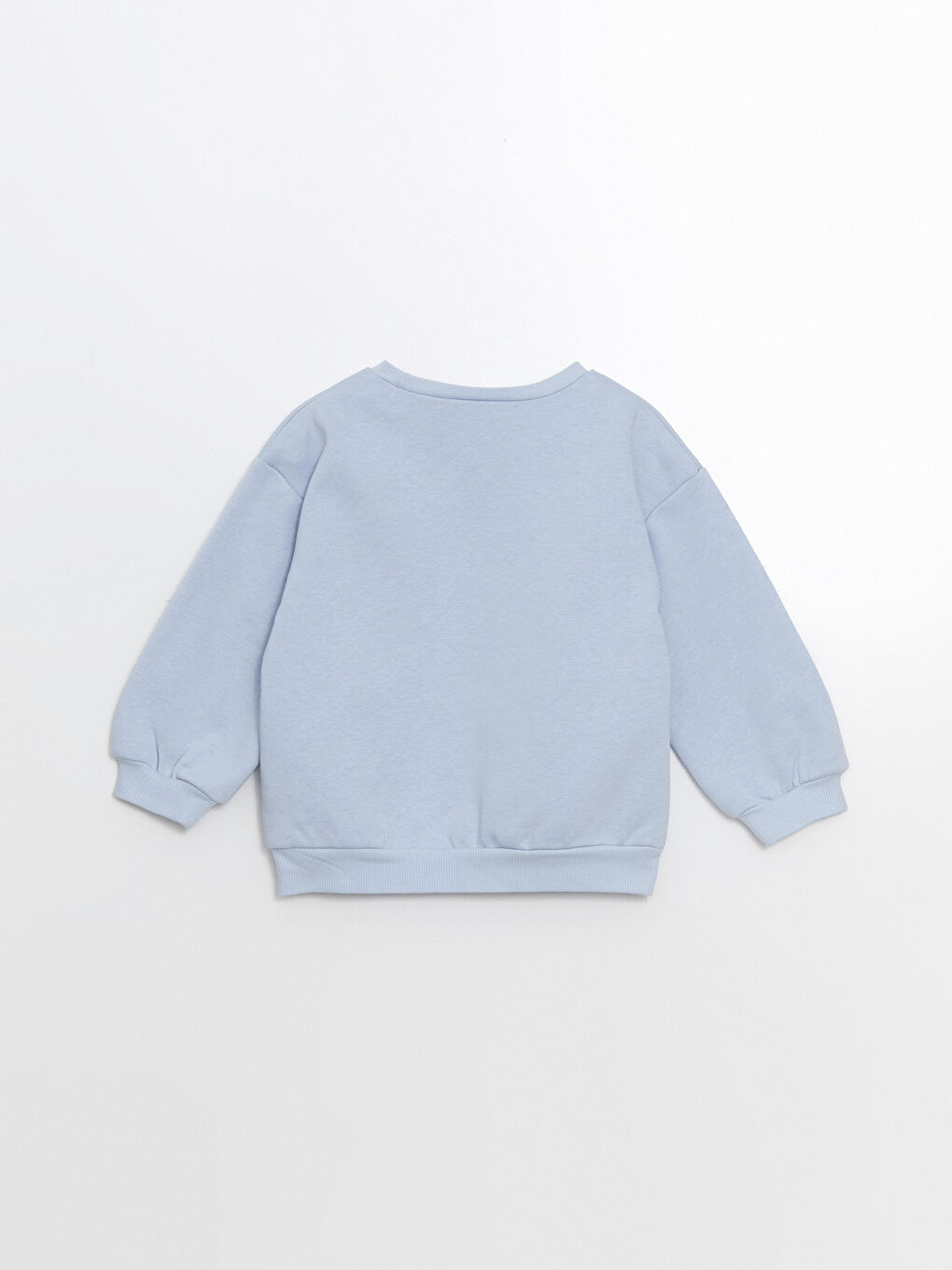 LCW Kids Mavi Cinnomoroll Baskılı Kız Çocuk Kalın Sweatshirt - 4