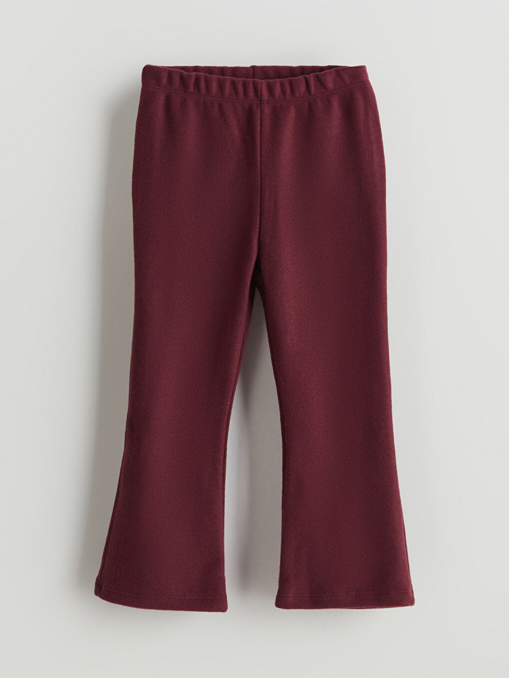 Bej Bisiklet Yaka Basic Kız Çocuk Bluz ve Tayt Pantolon 2'li-2