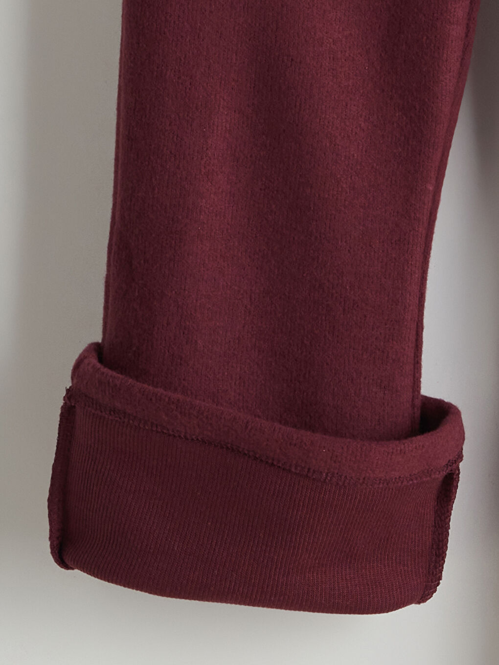 Bej Bisiklet Yaka Basic Kız Çocuk Bluz ve Tayt Pantolon 2'li-4