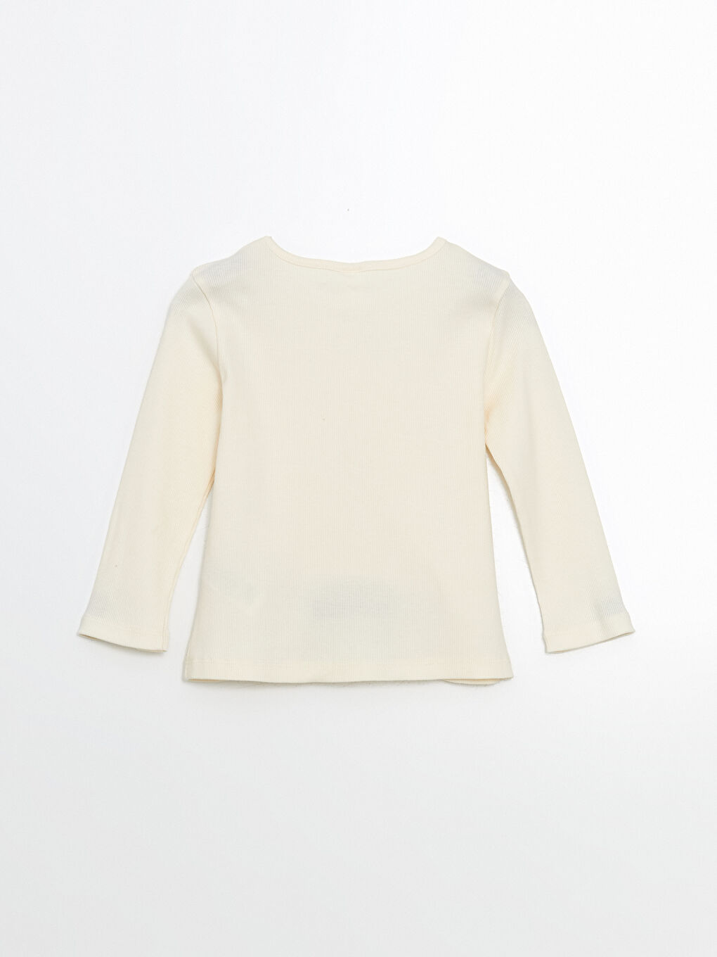 Ekru Kiraz Baskılı Kız Çocuk Tişört 2'li-3