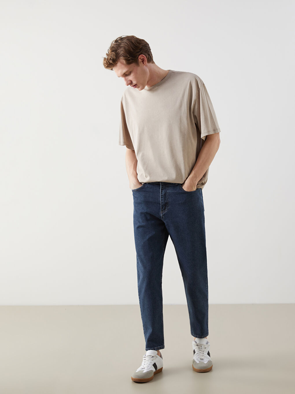 İndigo Loose Fit Erkek Jean Pantolon