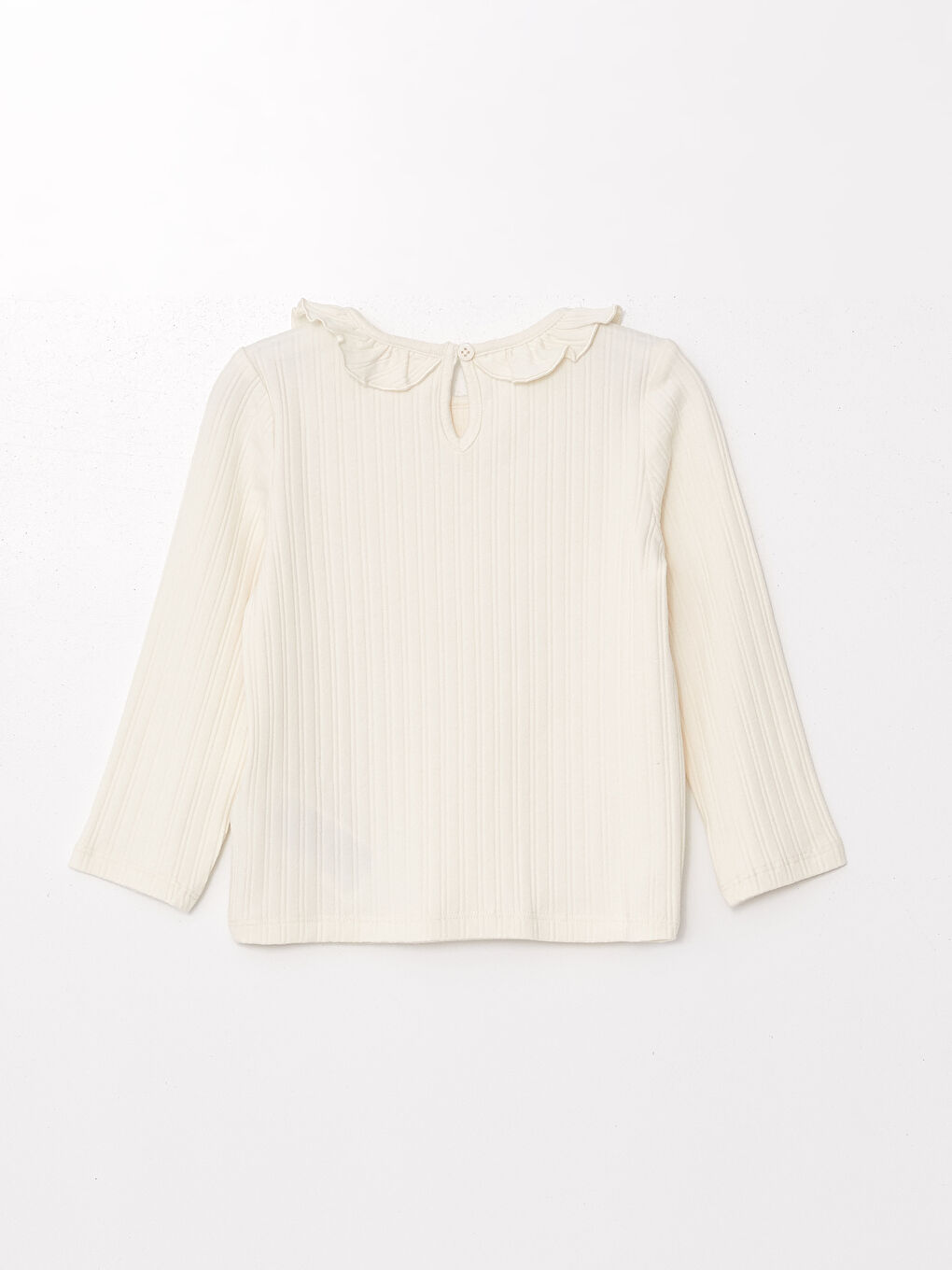 LCW Kids Long Sleeve Textured Girl Blouse -W5ED69Z1-FDJ