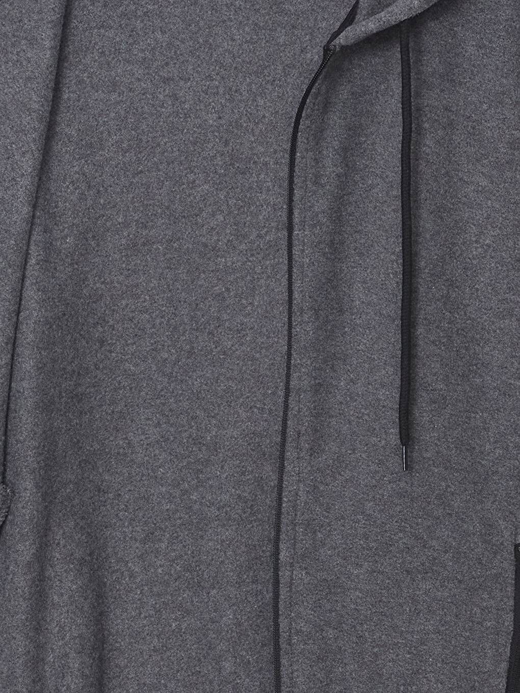 LCWAIKIKI Classic Hooded Long Sleeve Polar Men's Zip-Up Sweatshirt -W5FT19Z8-D3B