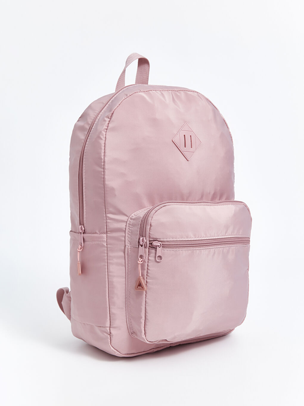 Pembe Çok Bölmeli Kadın Sırt Çantası