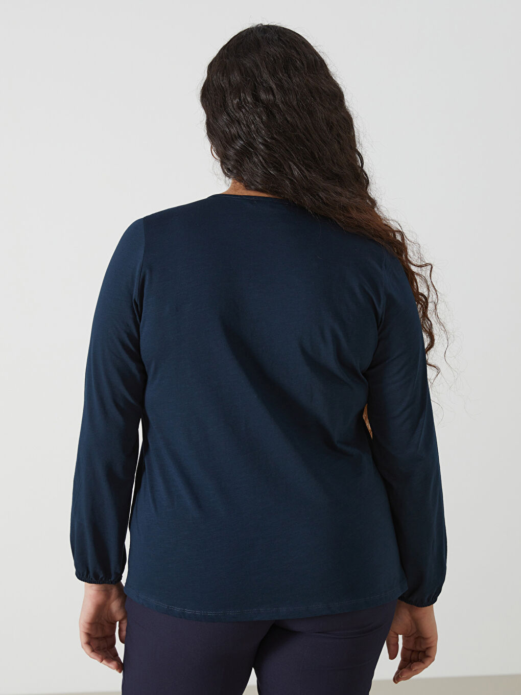 Tie Neck Embroidered Blouse-12