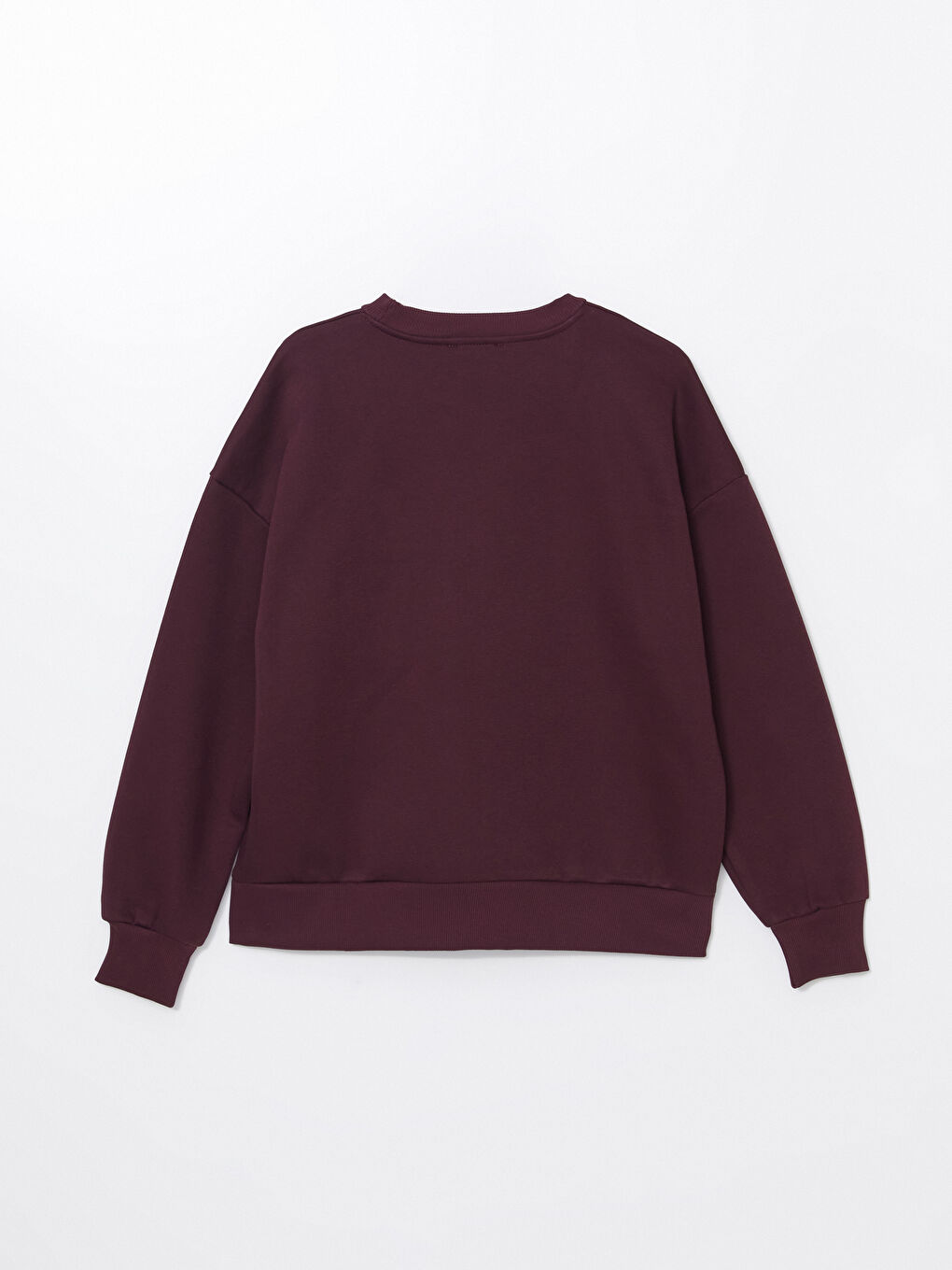 Crew Neck Printed Oversize Women's Thick Sweatshirt-7