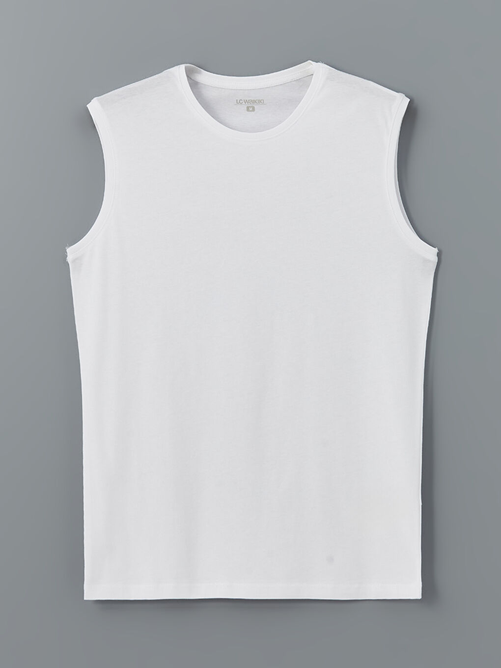 Crew Neck Sleeveless Cotton Men's Vest-3