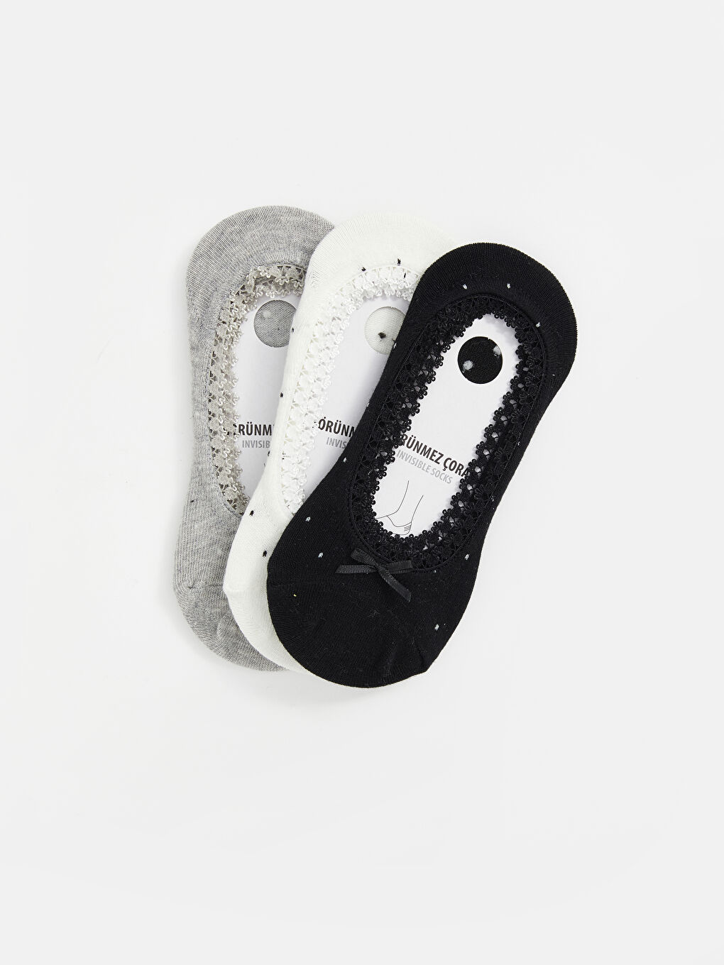 Žena EKRU Nevidljive čarape-1