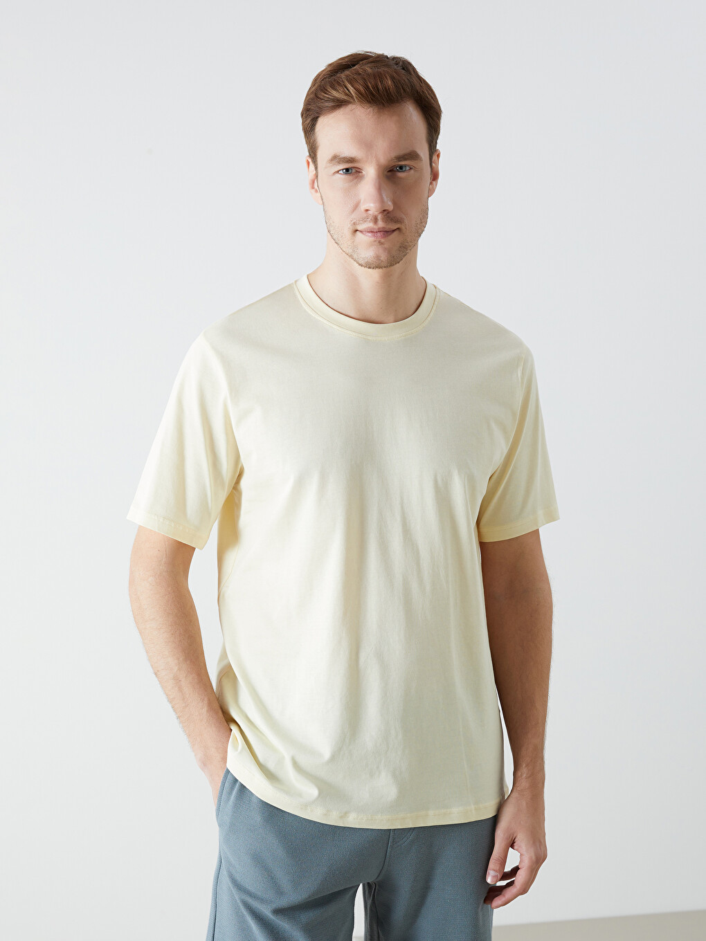 Crew Neck Jersey Men's T-shirt