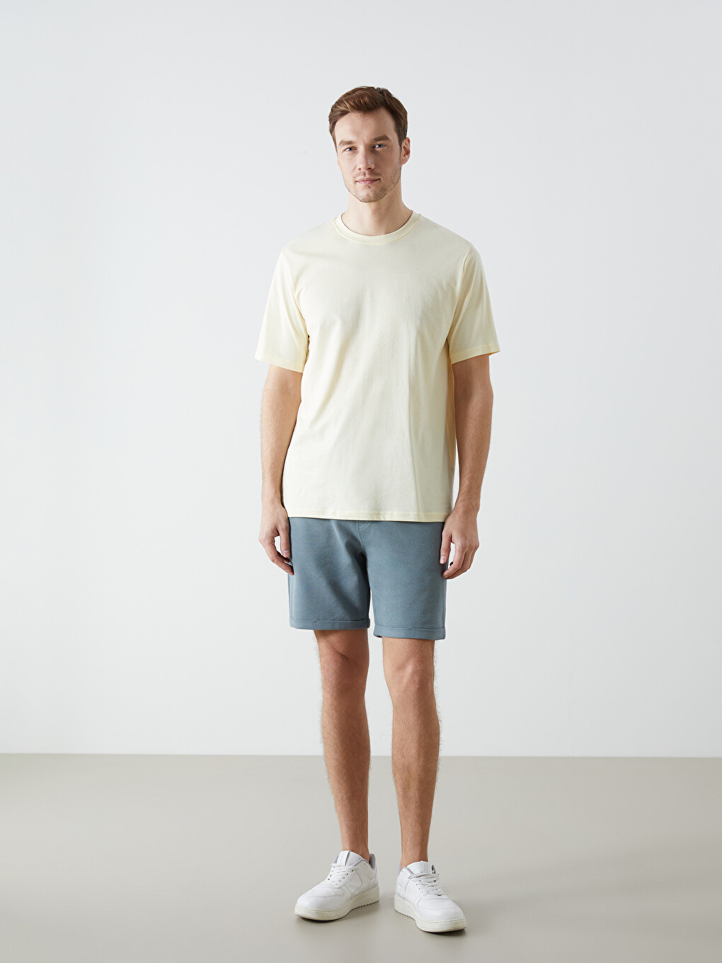 Crew Neck Jersey Men's T-shirt-1