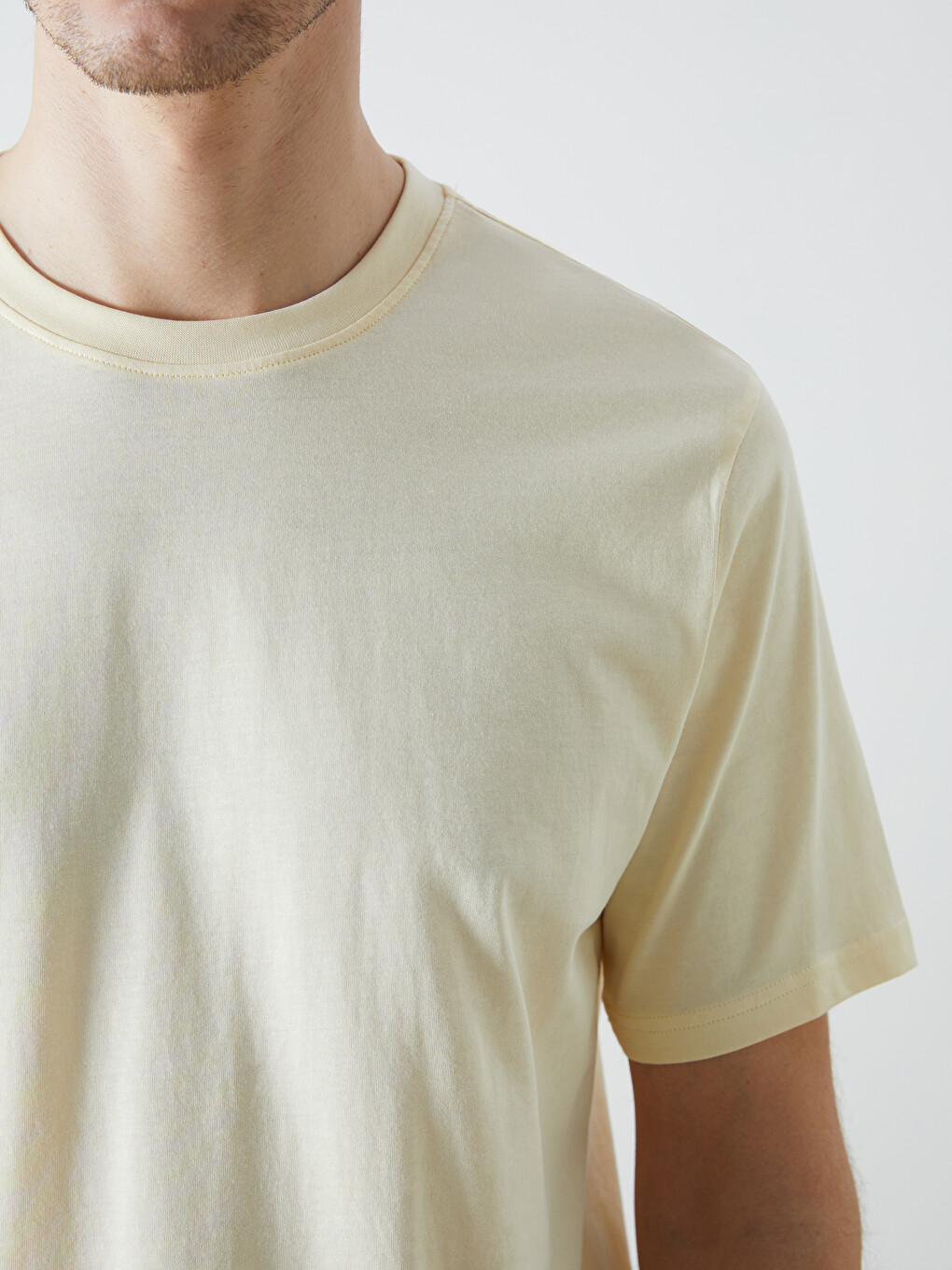 Crew Neck Jersey Men's T-shirt-2