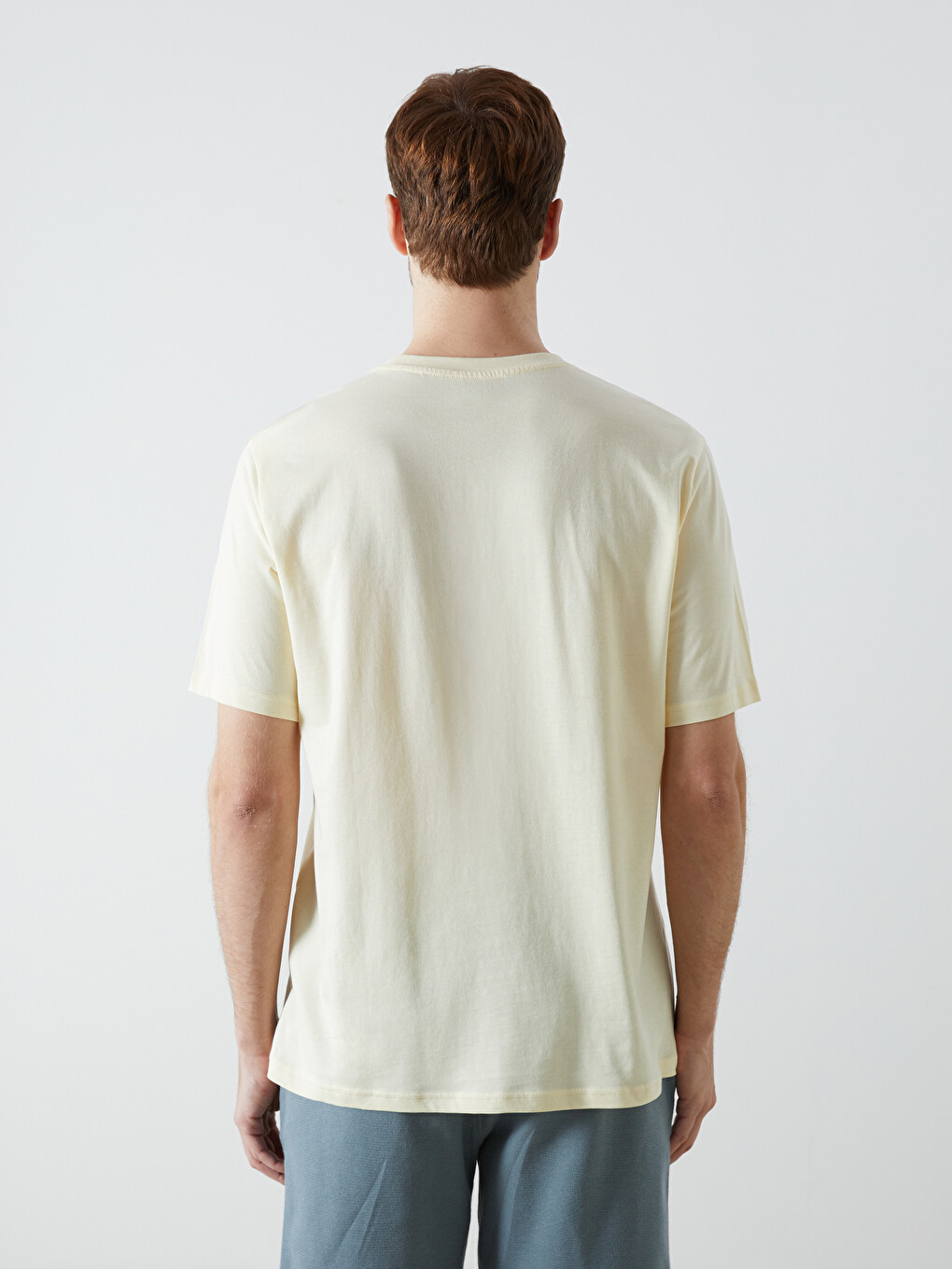 Crew Neck Jersey Men's T-shirt-3