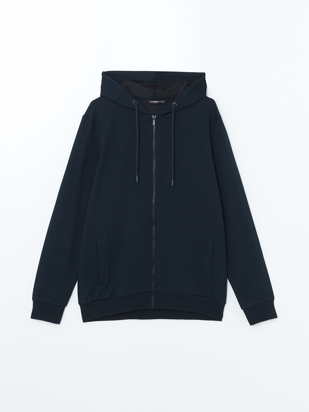 Hooded Long Sleeve Men's Zip-up Sweatshirt-8