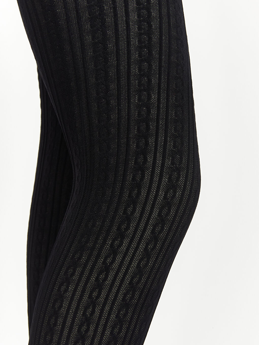 Beyaz Kız Çocuk İnce Külotlu Çorap 2'li-5