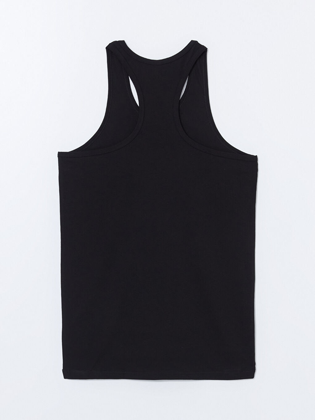 Siyah U Yaka Penye Erkek Atlet 2'li-9