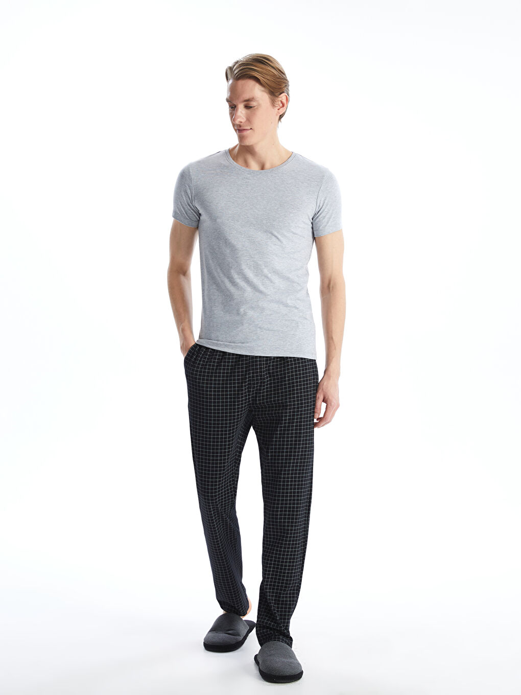 Crew Neck Jersey Men's Vest-1